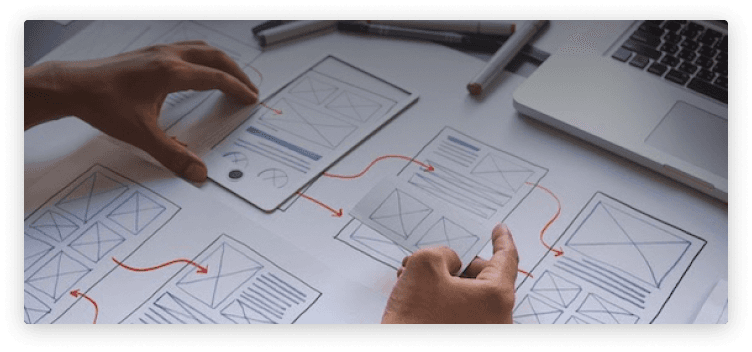 Imagem representando o serviço de UX/UI Design